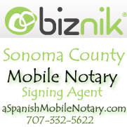Sonoma County Spanish Mobile Notary Signing Agent California certified. http://aSpanishMobileNotary.com Sergio Musetti Italian/Spanish 